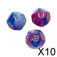thumbnail image 1 of Dados de Constelación Baoblaze 20 Mm 3 Piezas Poliédricos Acrílicos, 1 of 8