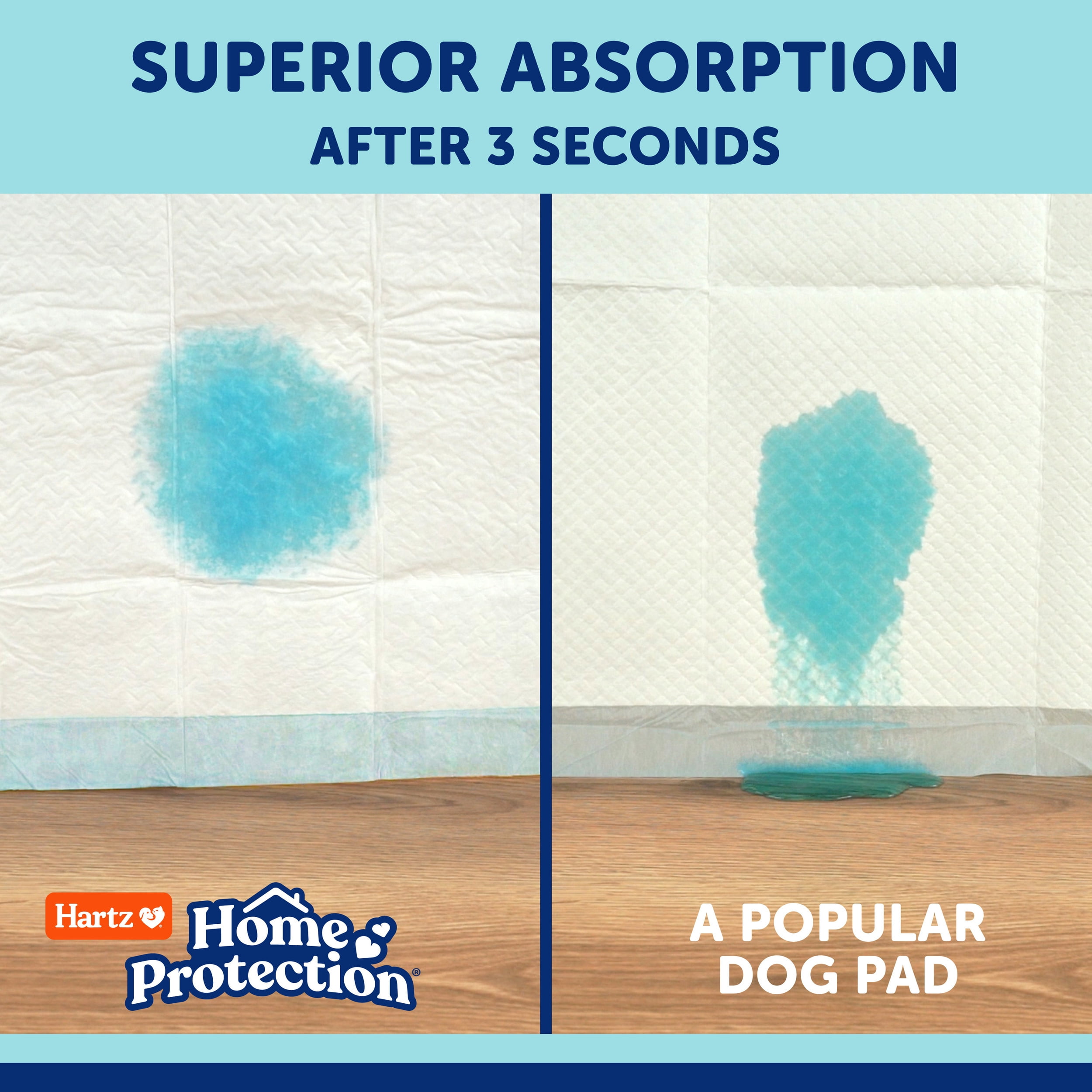 Hartz Home Protection Super Absorbent Odor Eliminating Mountain Fresh Scented No Leaks Dog Pads, 2XL, 30in x 30in, 20 Count
