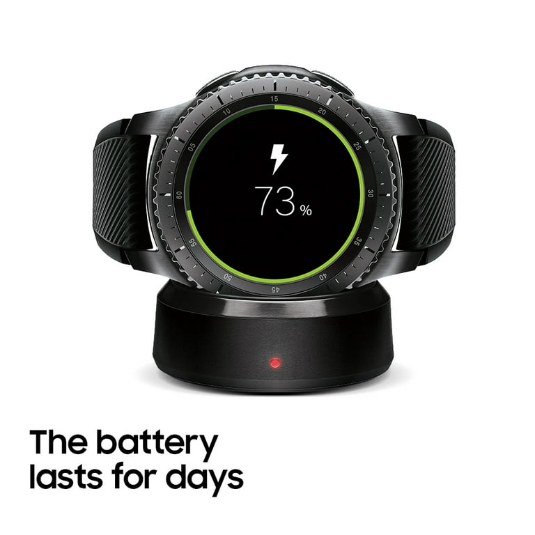 SAMSUNG Gear S3 Frontier Smart Watch Black 46mm - SM-R760NDAAXAR 