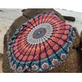 thumbnail image 3 of Tapiz redondo para playa, estampado, para picnic, manta de playa, tapiz, 3 of 5