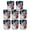 8pcs, variant on 250th Anniversary Whiskey Bottle Glass, 2026 USA Heritage Commemorative Decanter Patriotic for Bourbon or Wine Independence Day Home Bar Glasses Father Dad Veteran Gifts