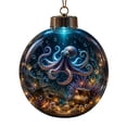 thumbnail image 6 of suore Christmas Decor, Christmas Ball Ornaments, 3.1in Underwater Sea Hanging Baubles, Animal Pattern Tree Decorations, Nautical Holiday Decor, Seasonal Home Ornament Collection Gifts, 6 of 7