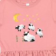 thumbnail image 4 of Inktastic Jumping Sheep Girls Toddler Dress, 4 of 5
