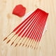 thumbnail image 4 of 12 pinceles de nailon para acuarela, óleo, acrílico y gouache (rojos), 4 of 7