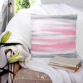 thumbnail image 3 of Pink Grey Ombre 20x20 Pillow Covers Set of 2, Abstract Art Oil Painting Modern Throw Pillow Covers Decorative Couch Cushion Case, Microfiber Square Pillowcases for Bedroom Car Living Room, 3 of 7