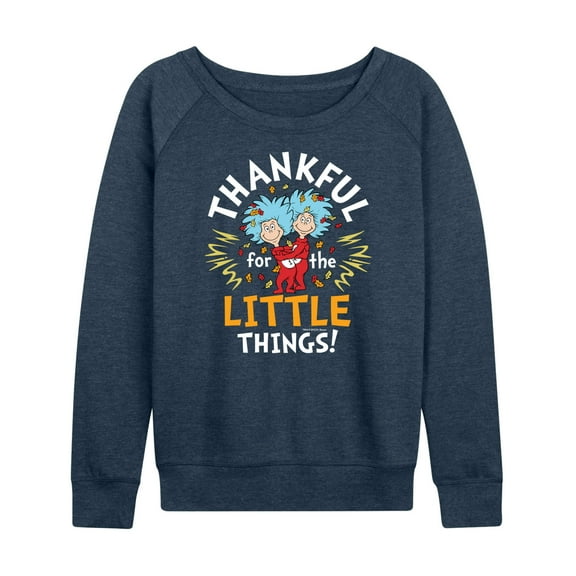 Dr. Seuss - Thanksgiving Is A Family Thing - Women's Lightweight French Terry Long Sleeve Shirt