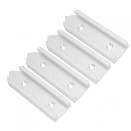 

2024 4 pcs t track Connector Miter Track Jig Fixture Slot Connector For Router Table g