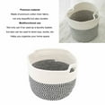thumbnail image 4 of Foldable Laundry Basket, Large Capacity Collapsible Laundry Hamper Lightweight  For Home White, Grey,White, Black White, 4 of 8