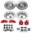 thumbnail image 2 of PowerStop Front and Rear Z23 Evolution Sport Brake Pad and Rotor Kit with Red Powder Coated Calipers Fits: AUDI Select Models KC890, 2 of 2