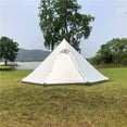 thumbnail image 6 of Tipi Hot Tent with Fire Retardant Stove Jack for Flue Pipes, 2~3 Person, Lightweight, Teepee Tents for Family Team Outdoor Backpacking Camping Hiking, 6 of 6