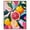 Silver Frame, variant on Juicy Paradox I Canvas Colorful Floral Art by Art Remedy, Silver Frame, 36 x 45