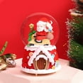 thumbnail image 6 of Hyknon Christmas Music Box Christmas Decorations Crystal Snow Globe with LED Light Plastic Table Centerpieces for Holiday Party Home, 6 of 6