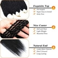 thumbnail image 5 of MORICA Senegalese Twist Crochet Hair 8 Packs 18 Inch Crochet Hair For Black Women, Small Twist Crochet Braids Hair Hot Water Setting, Crochet Braiding Hair Straight Ends(18 Inch, 1B), 5 of 6