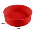 thumbnail image 3 of Molde de silicona Monstrate para pastel de boda reutilizable Rojo, 3 of 6