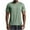 Army Green, variant on Xihbxyly Mens Dress Shirts Soft Fitted Tees Crew Neck Short Sleeve Quick Dry T Shirt Mens Casual Shirts Solid Slim Fit Casual Tops Casual for Running