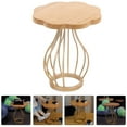 thumbnail image 3 of 1Set Mini End Table Brown Rectangular Modern Minimalist Mini House Decoration Dollhouse Furniture, 3 of 8
