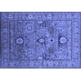 thumbnail image 1 of Ahgly Company Indoor Rectangle Oriental Blue Industrial Area Rugs, 2' x 4', 1 of 4