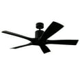 thumbnail image 2 of Aviator 54" Matte Black Smart Ceiling Fan with Remote Control, 2 of 11