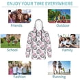 thumbnail image 5 of Picia Poodle Dog Pattern Youth Hoodie - Warm Pullover Sweatshirt with Kangaroo Pocket, Ideal for Boys and Girls-Large, 5 of 6