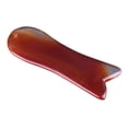 thumbnail image 1 of MERIGLARE Rouleau en Jade Rouge Gua Sha Grattage Massage Visage Outil Facial Forme 03, 1 of 9