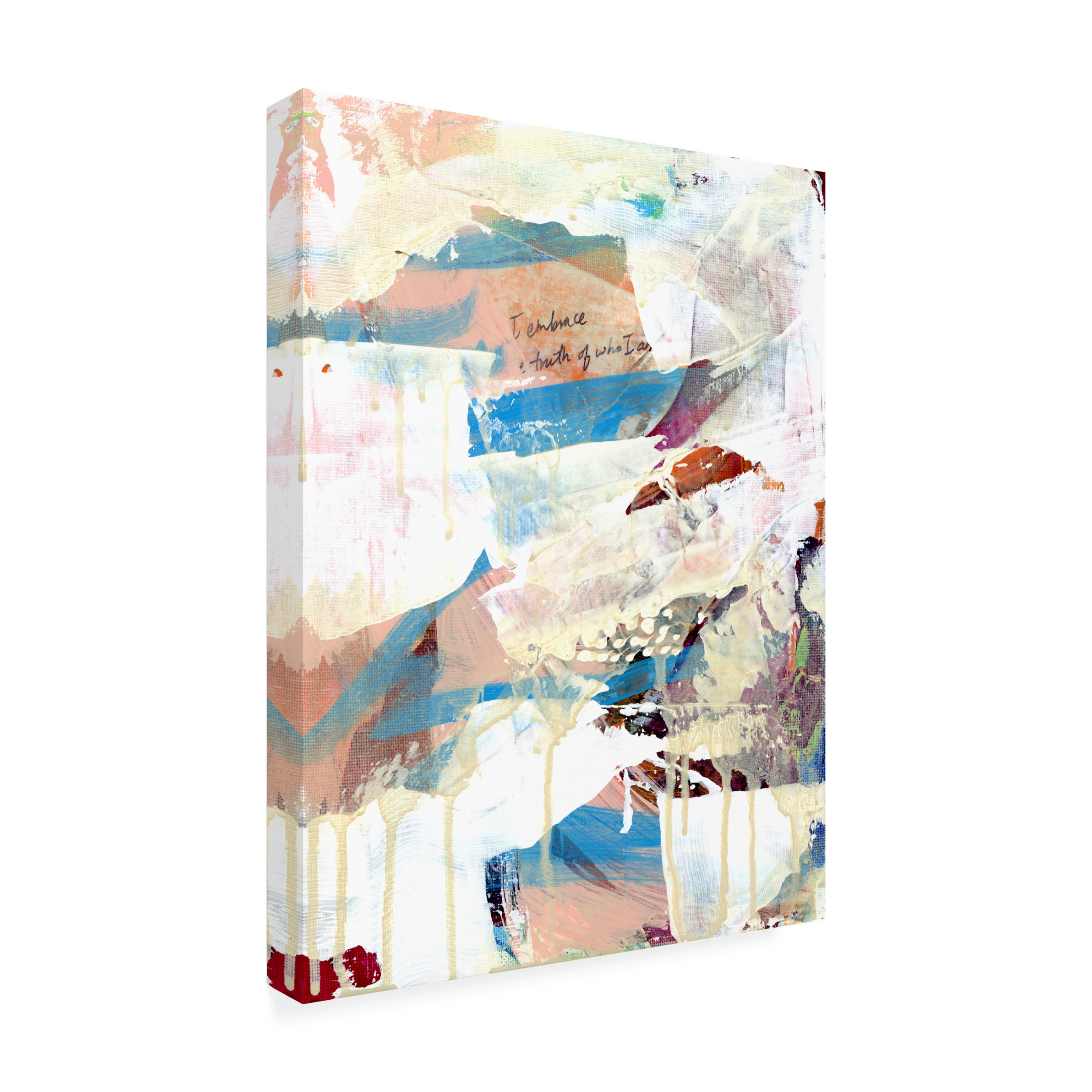 Canvas Wall Art - Jessalin Beutler 'Self Truth' Wall Art for Living Room, Bedroom, or Office Décor by Trademark Fine Art - 14 x 19 Inches