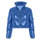 thumbnail image 5 of Parkas de manga larga para niños, de invierno, de color liso, estilo corto, cálidas y gruesas, con cremallera, de poliéster., 5 of 6