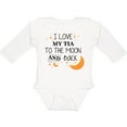 thumbnail image 3 of Inktastic I Love My Tia to the Moon and Back Boys or Girls Long Sleeve Baby Bodysuit, 3 of 5