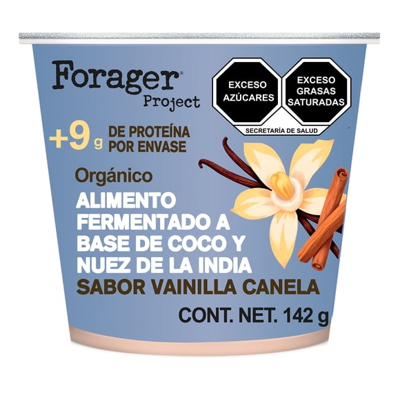 Yogurt vegano Forager sabor Vainilla Canela 142 g