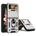 thumbnail image 1 of Heavy Duty Armor Case Compatible With Galaxy Z Flip 4, Hard Pc Shockproof Cover With Ring Holder, 1 of 5