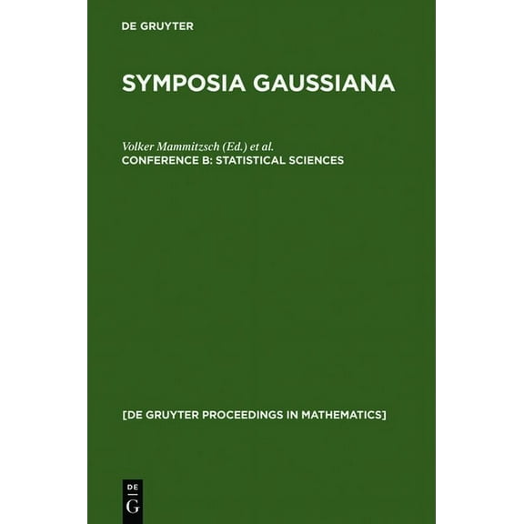 de Gruyter Proceedings in Mathematics Statistical Sciences, (Hardcover)