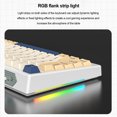 thumbnail image 2 of Teclado Gamer RGB 3 modos Compatible con Bluetooth Teclado personalizado Tipo-C 4600mAh, 2 of 9