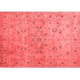 thumbnail image 1 of Ahgly Company Indoor Rectangle Abstract Red Contemporary Area Rugs, 2' x 4', 1 of 4