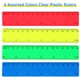 thumbnail image 3 of Ruler Zonon de plástico, flexible, recto, 6 pulgadas/15 cm, 100 unidades, 3 of 5