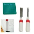 thumbnail image 6 of Buttonhole Cutter Grip Handle Sew Eyehole Cutting Tools Belt Keyhole Puncher Red White, 6 of 10