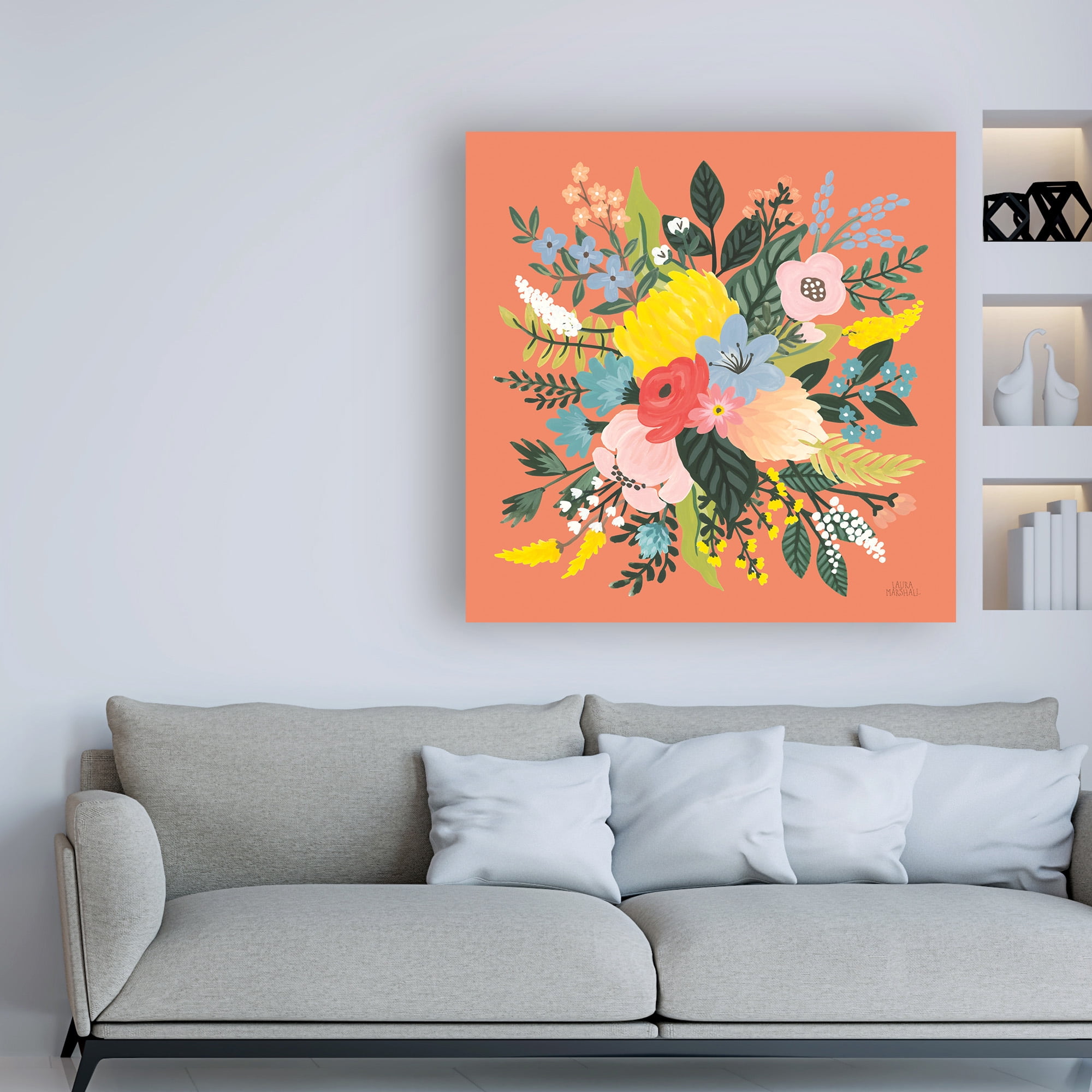 Trademark Fine Art 'Wild Garden VIII' Canvas Art by Laura Marshall