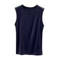 thumbnail image 2 of HBYJLZYG Women's Loose Fit Tank Top with Side Slits and Wide Straps, Soft Crew Neck Relaxed Fit Lightweight Summer Casual Sleeveless Basic Top, 2 of 5