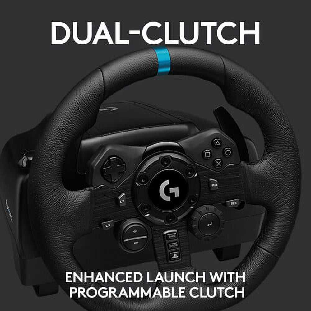 Logitech G G923 TRUEFORCE Sim Racing Wheel and Pedals for PC, PS4 &  PS5,Video Game Accessory 