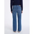 thumbnail image 3 of U.S. Polo Assn. Women's High Rise Relaxed Knit Denim Wide Leg Jeans, 3 of 6