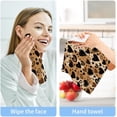 thumbnail image 7 of Coolnut 6 Pack Leopard Heart Pure Cotton Washcloths 12 x 12 Inch Reusable Absorbent Soft Cotton Face Towels Fingertip Towels Set for Gym Towels,Hotel and Spa Wash cloth, 7 of 7