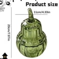 thumbnail image 4 of Halloween Pumpkin Glass Canister with Airtight Lid, Aesthetic Candy Storage Jar for Living Room Tray Kitchen Decor, 4 of 8