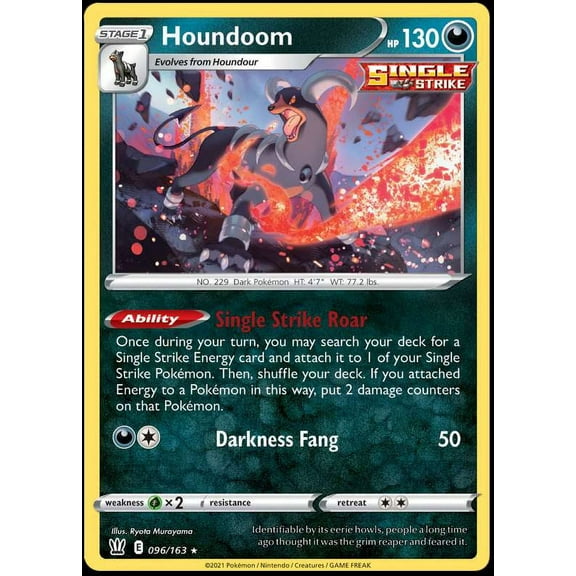 Pokemon Battle Styles Houndoom #96