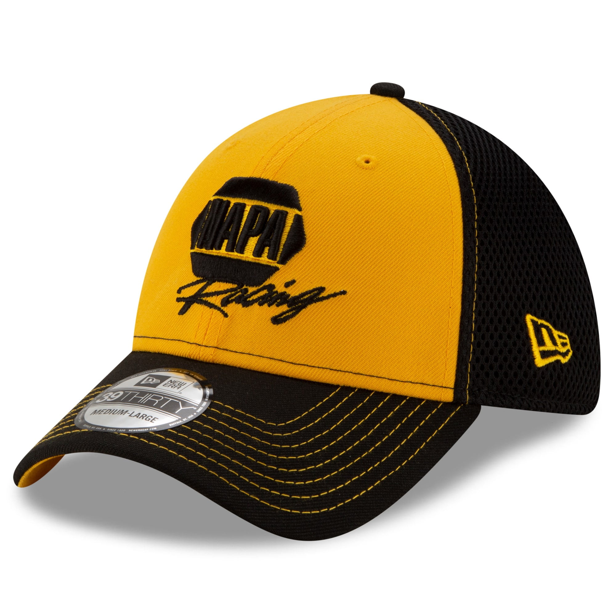 Men's New Era Black/Orange Martin Truex 