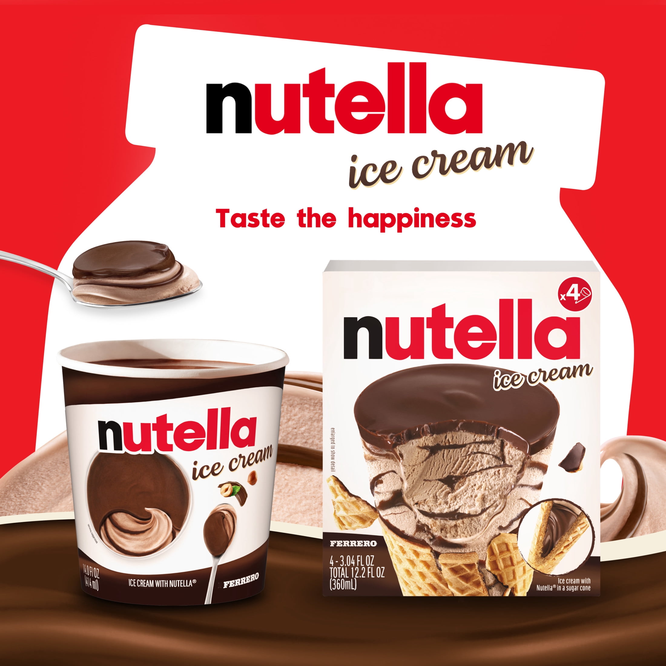 Nutella Ice Cream, 14 fl oz
