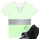 thumbnail image 2 of TaTaai Women's Casual V-Neck T-Shirt Soft Cotton Relaxed Fit Short Sleeve Button Placket All-over Random Print Spring Summer Daily Wear Fashion Lightweight Ladies Top Gift, 2 of 6