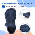 thumbnail image 3 of Stepedia Kids Water Shoes Wide Toe Box Barefoot Quick Dry Non-Slip Aqua Shoes for Boys Girls Beach Swimming Pool, Navy, 3 of 8