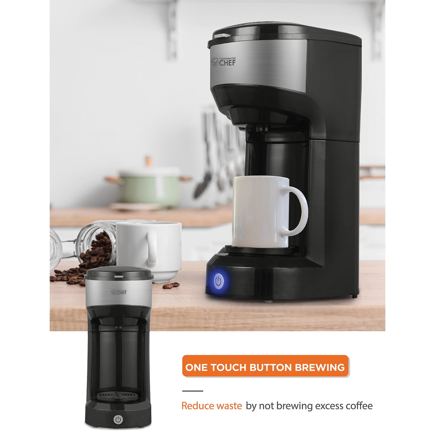  Commercial CHEF Coffee Maker, Drip Coffee Maker with