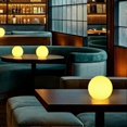 thumbnail image 5 of Spherical Moon Atmosphere Night Light Waterproof LED Garden Ball Light Landscape Light Lighting Lawn Light 12x12cm, 5 of 5