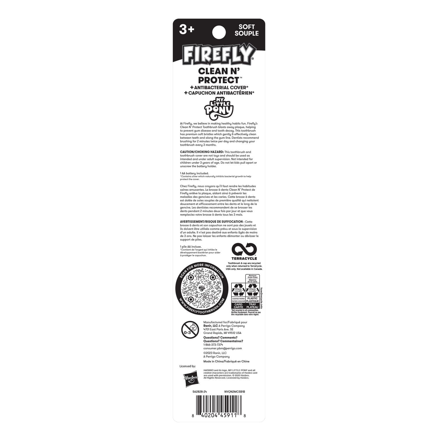 Firefly Clean N' Protect My Little Pony Brosse a dents a piles