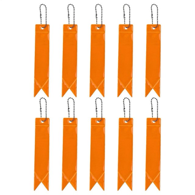 Reflector Keychain 10Piece Reflective Child Safety Keychains With Threaded Attachment