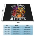 thumbnail image 4 of Manta de franela Five Nights At Freddy's, suave, cálida y cómoda, para sofá, cama, oficina, cálidas mantas de felpa para todas las estaciones, manta de microfibra ultra suave, 4 of 8